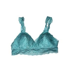 Aerie Padded Teal Lace Bralette